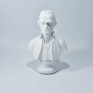 White Marble Bust of Patrick Henry